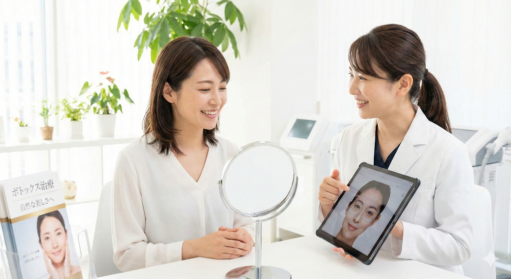 ボトックス治療カウンセリングの様子